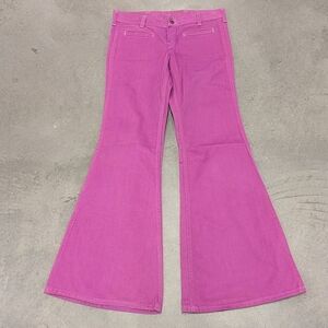 MAGENTA BELLBOTTOMS vintage 1970's bell bottoms flare jeans XS
